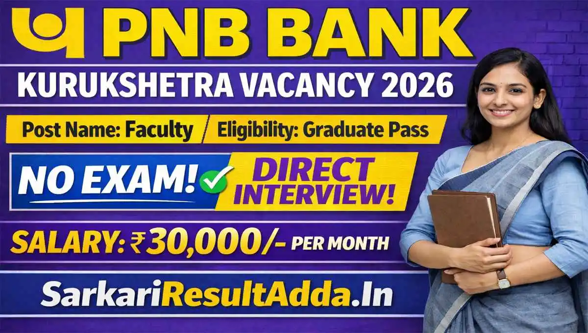 PNB Bank Kurukshetra Vacancy 2026