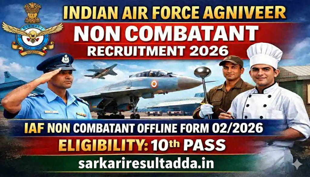Indian Air Force Agniveer Non Combatant Recruitment 2026